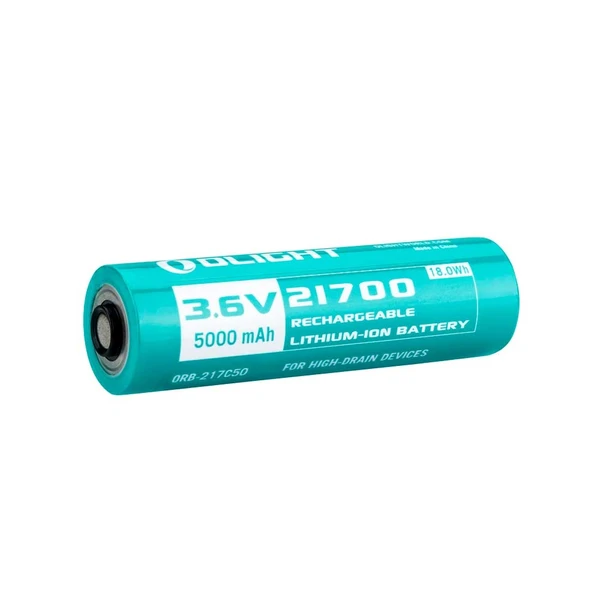 Front view of 21700 5000mAh Li-ion Rechargeable Customized Battery