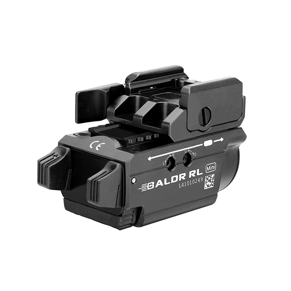 Baldr RL Mini Tactical Flashlight/Red Laser Combo - Black - Olight