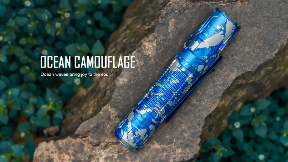 Olight M2R Pro Ocean Camouflage rechargeable tactical LED torch