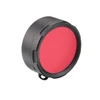 Front view of D58 Filter for Warrior X Turbo in Red