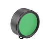 Front view of D58 Filter for Warrior X Turbo in Green