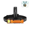 Olight Orange Perun 3 Headlamp and Right-Angle Flashlight with Headband for Hiking, Running, and Everyday Use