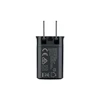Olight Black Universal AC DC Adapter with Foldable US Plug and Specifications Label for Safe Device Charging