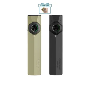 Olight Black ArkPro Ultra Multi-Functional LED Flashlight Front View with Rotary Switch for EDC and Professional Use