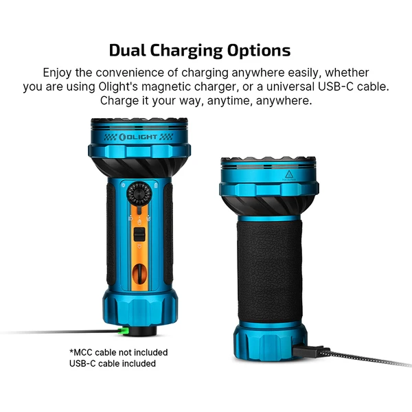 Marauder Mini 2 10000lm Dual Beam Rechargeable Flood Spot Torch