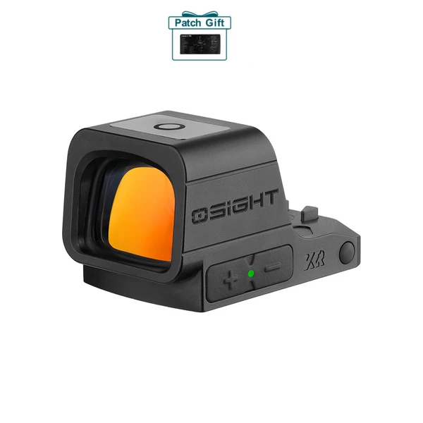 Olight Black Osight XR Red Dot Sight with Orange Tinted Lens for Precision Shooting