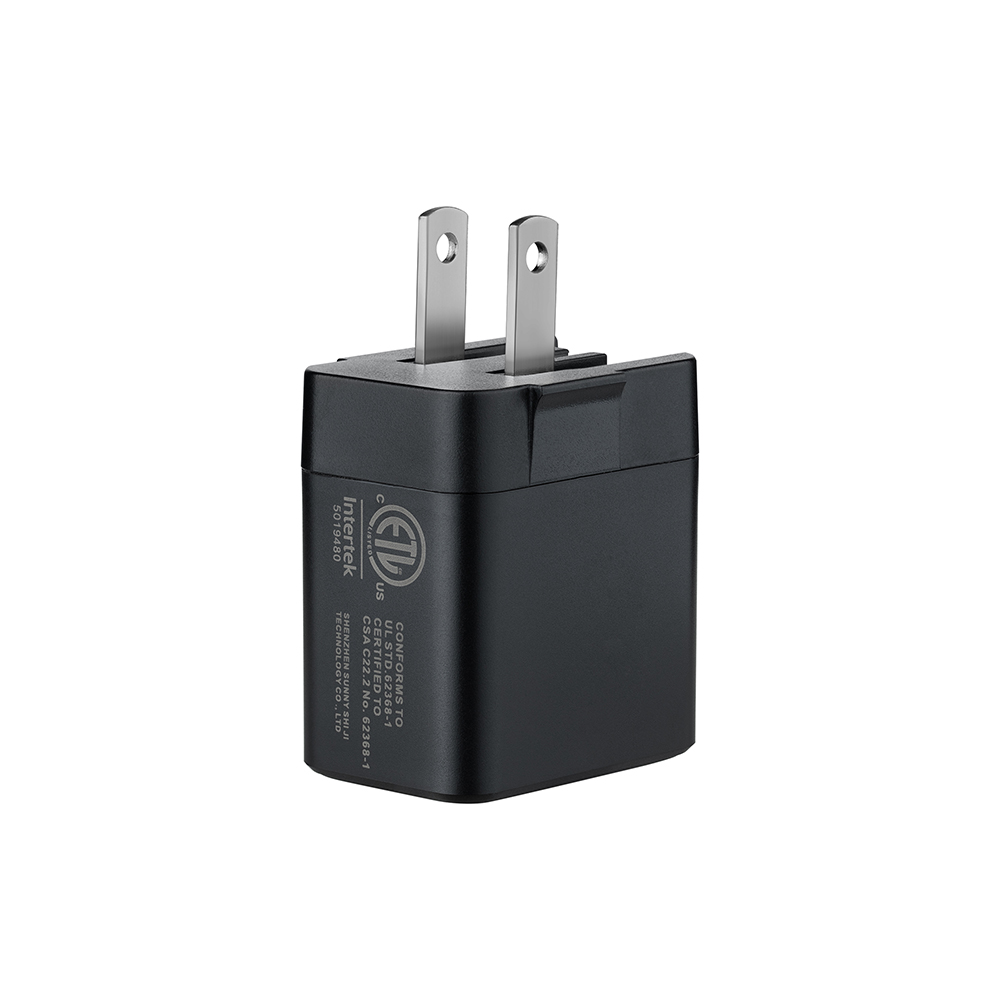 Olight Black Universal USB Wall Charger Adapter with US Plug and ETL Certification for Flashlight Charging