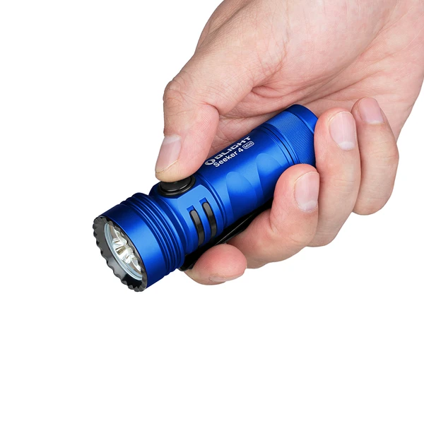Olight Seeker 4 Mini Torcia LED 1200 Lumen OD Green + UV