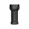 Olight Black Marauder 3 Flashlight Front View with Rotary Knob and Digital Display for Search and Rescue