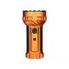 Olight Orange Marauder 3 Powerful Flashlight Side View with Multi-LED Bezel and Textured Grip for Search and Rescue