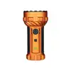 Olight Orange Marauder 3 Flashlight Front View with Rotary Switch Knob and Textured Grip for Outdoor Search and Rescue