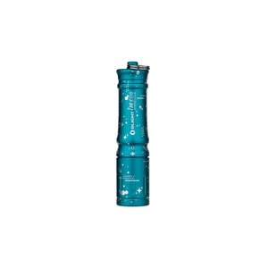 Olight Teal I3E EOS Flashlight Front View with Keychain Ring for Everyday Carry and Emergency Lighting
