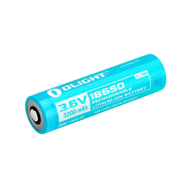 Front view of 18650 3200mAh Customized Battery