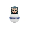 Olight cute cartoon animal character peeking from white spherical night light.