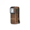 Olight Oclip copper clip-on EDC flashlight with USB-C charging port isolated on white background