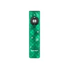 Green Olight Arkfeld UV laser flashlight with festive plaid and snowflake Christmas design.