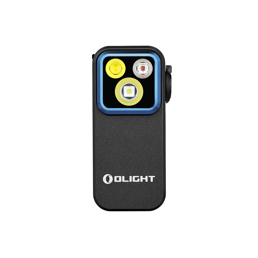 Olight Black Oclip Pro with Multi-Light Source for Everyday Carry and Illumination