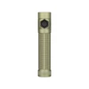 Olight OD Green Baton 4 Pro Flashlight Side View with Textured Body for Everyday Carry and Tactical Use