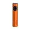 Olight Orange ArkPro Flat Flashlight Front View with Laser UV Light Selector Dial for EDC and Outdoor Use