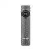 Olight Arkfeld flat EDC flashlight with textured geometric pattern and selector dial switch on white background