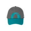 Olight Gray and Teal Baseball Cap Front View with Embroidered Logo for Casual Wear and Outdoor Activities