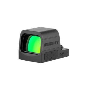 Olight Black Osight SE Red Dot Sight with Green Reflex Lens for Precision Shooting