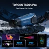 TOPDON TS004 Pro thermal monocular, 384x288 IR, 19mm focal lens, 650m detection range, 32GB storage, IP67.