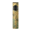 Olight ArkPro Zombie Green and Bronze Flat Flashlight Front View with Laser UV Light and Textured Grip for EDC Use