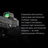 Olight Black Osight K GN Red Dot Sight Mounted on Pistol featuring Premium Optical Glass with Multilayer Coating for Target Acquisition