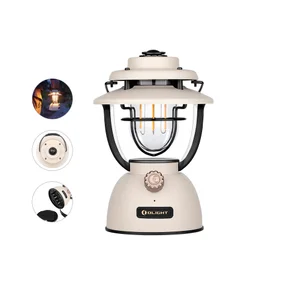 Front view of Olantern Classic 2 Lite in clay beige