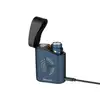 Olight Blue Baton 4 Premium Flashlight Charging Case with Compass Design for EDC and Travel Use