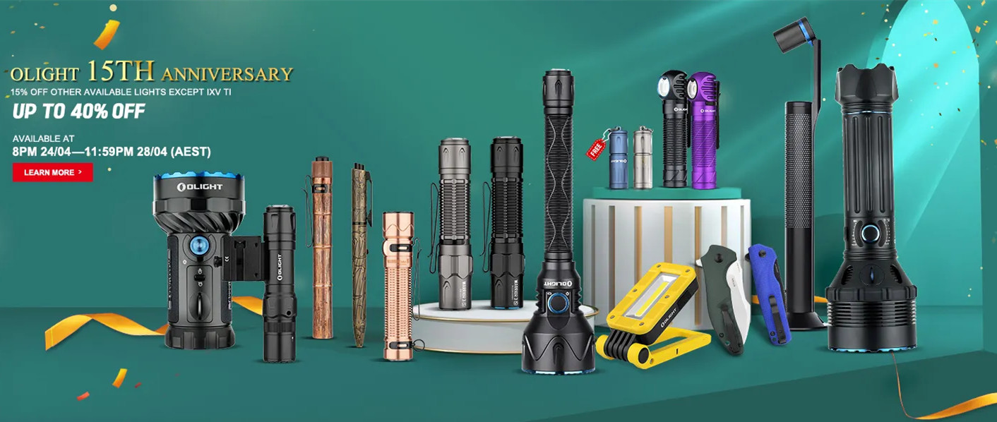 Olight 15th Anniversary New Release Guidance
