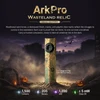 Olight ArkPro Wasteland Relic Halloween Special Edition flashlight in weathered sand with claw marks for outdoor survival