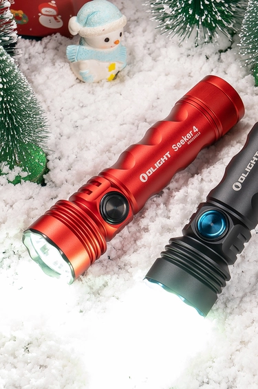 Olight Seeker 4 -USB-C Rechargeable Bright LED Pocket Flashlight