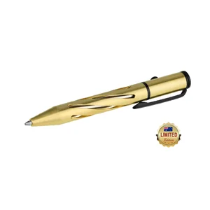 Right side view of Open Mini in brass