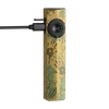 Olight Zombie Green ArkPro Flat Flashlight Charging Side View with Distressed Zombie Theme for EDC and Emergency Use