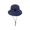 Outdoor Wide Brim Bucket Hat in navy blue