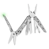 NexTool multi-tool featuring pliers, scissors, knife, file, and screwdrivers unfolded on a white background.