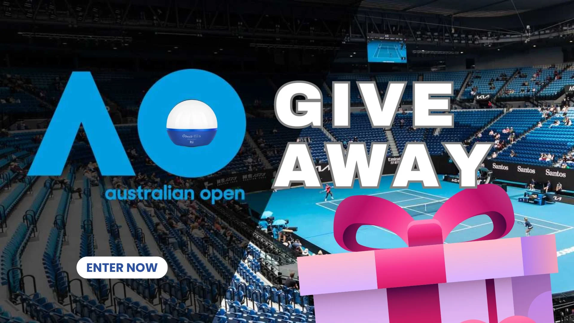 Giveaway | 2024 Australian Open Fun Quiz Game，Get Obulb Pro S for Free!