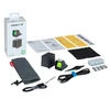 Full OSIGHT X red dot sight kit with box, manual, cleaning cloth, charging cable, tools, and mounting screws.