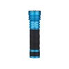Olight Blue Seeker 4 Pro Flashlight with Black Textured Grip for Everyday Carry and Outdoor Lighting