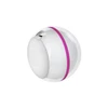Sphero Ollie white robotic toy with pink trim and transparent outer shell showing its USB charging port