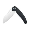 SENTRY RI 14C28N folding knife, black textured handle, cleaver blade.