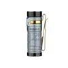 Olight Gray Baton 4 EDC Flashlight with Textured Grip and Gold Pocket Clip for Everyday Carry and Outdoor Use