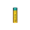 Olight Yellow and Green AAA Ni-MH Battery for everyday electronic devices.