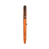 Olight Orange Open 3 Penlight Front View with Clip and Textured Grip for Everyday Carry