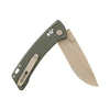 Front view of Heron R1 Axis Lock Folding Pocket Knife with Cerakote-Coated D2 Blade
