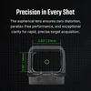 Olight Osight SE Red Dot Sight Front View with Clear Aspherical Lens for Precision Target Acquisition
