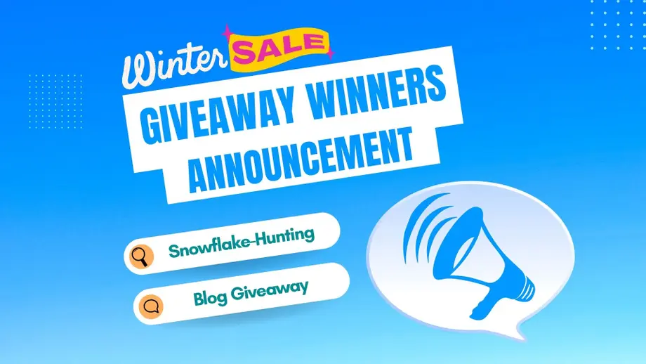Winter Sale Giveaway Winners Announcement