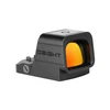 Olight Black Osight XR Red Dot Sight Front Angle View with Orange Lens for Precision Shooting